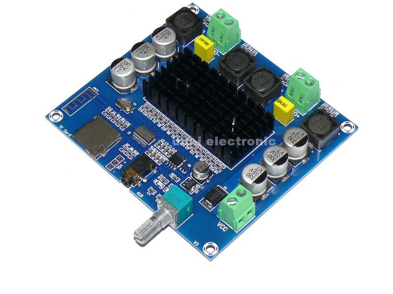 【UCI電子】(I-1) XH-A105 數字藍牙功放板超遠距離支持AUX板載電位器TDA7498雙100W