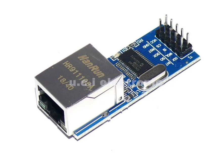 【UCI電子】(12-2) ENC28J60-mini版 spi 介面 乙太網 網路模組51/AVR/ARM/PIC代碼