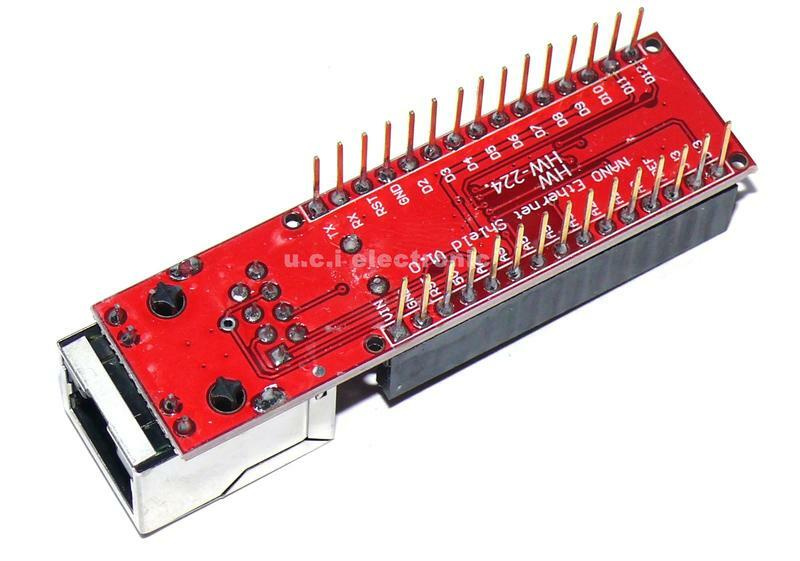 【UCI電子】(12-1) Nano ENC28J60 網路模組Ethermet