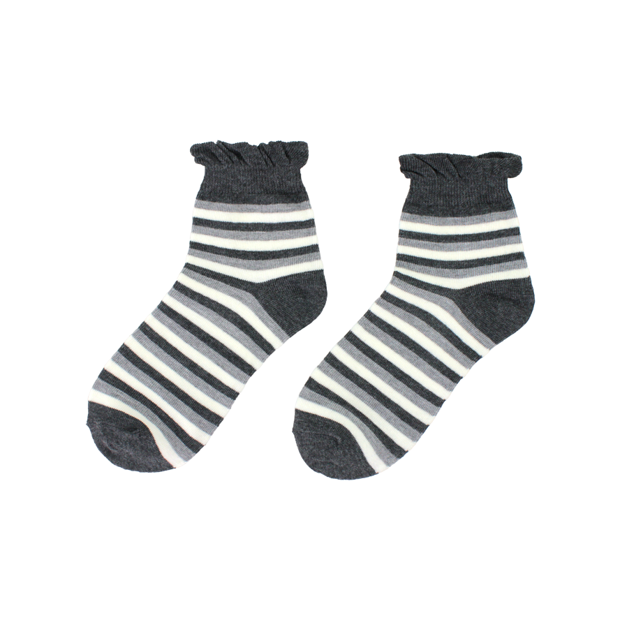 線條。寬口短襪222