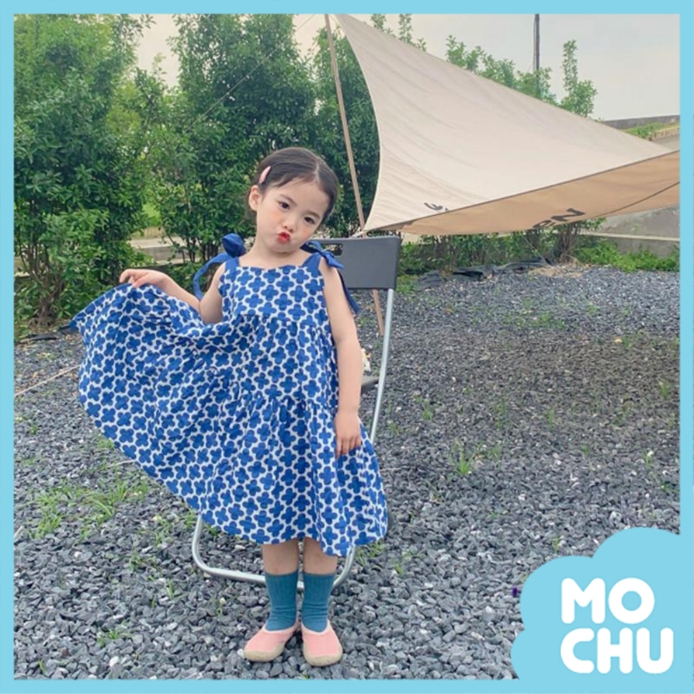 十字花蝴蝶結連衣裙