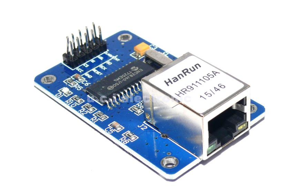 【UCI電子】(二H-3) 寬版 ENC28J60模組 spi 介面乙太網網路模組