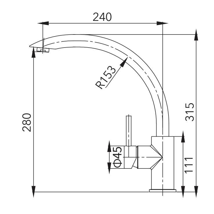 廚房水龍頭 | HLD-HG-13006