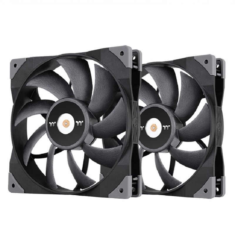 米特3C數位–曜越 鋼影 TOUGHFAN 14 高風壓風扇 黑色/雙顆/CL-F085-PL14BL-A