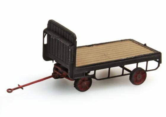 Artitec 387.32-BK HO規 Luggage trailer black 行李拖車 黑