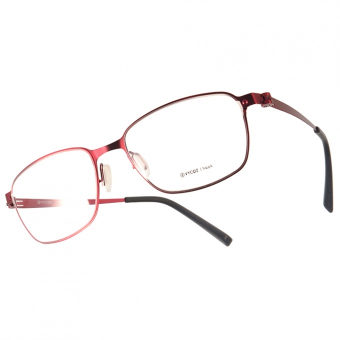 【VYCOZ】TECK RED-RED 薄鋼工藝 休閒簡約方框光學眼鏡