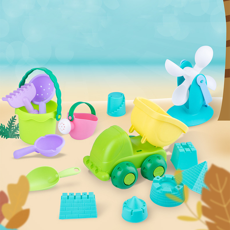 堆沙玩具車套裝