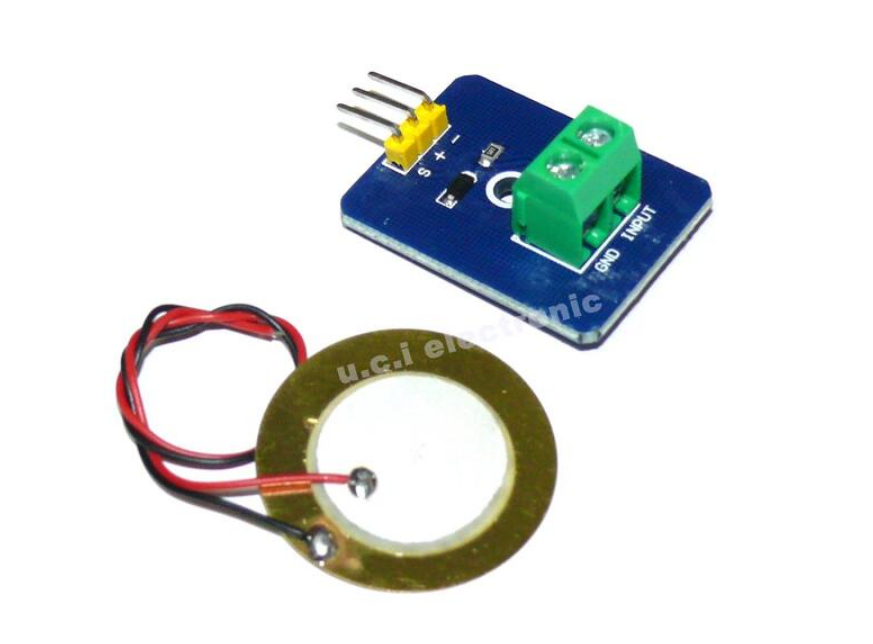 【UCI電子】(Y-3) 類比壓電陶瓷振動感測器 壓電電子積木 單機片模組