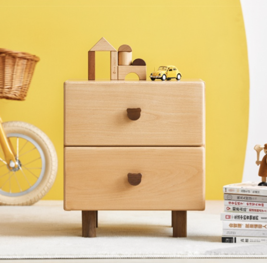 艾勒雙抽床頭櫃 AL-E2023