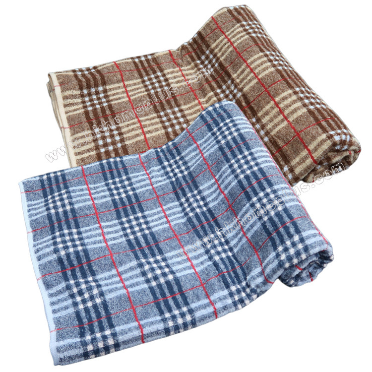 特厚身格仔浴巾 4540481