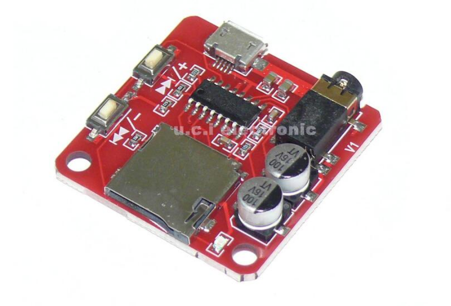 【UCI電子】(8-4) XH-A261 微型解碼板TF卡播放機mp3解碼器TF卡解碼系統功放前級