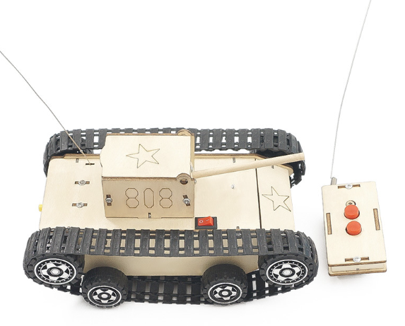 現貨區 STEM  拼裝搖控坦克 C-37