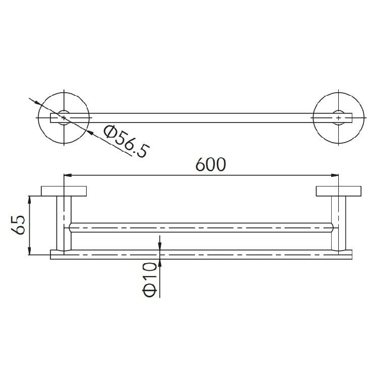雙桿毛巾架 | HLD-310008