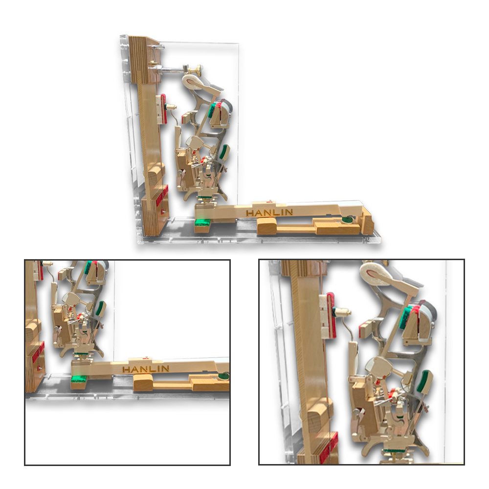 HANLIN-P-UPMD1C- 直立鋼琴打弦系統結構模型#水晶透明版#擺設高級#鋼琴店#調音師#教學#鋼琴教室#樂器行