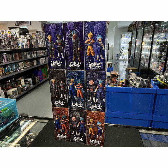 寄賣 DBZ The Super Warriors set (9box)