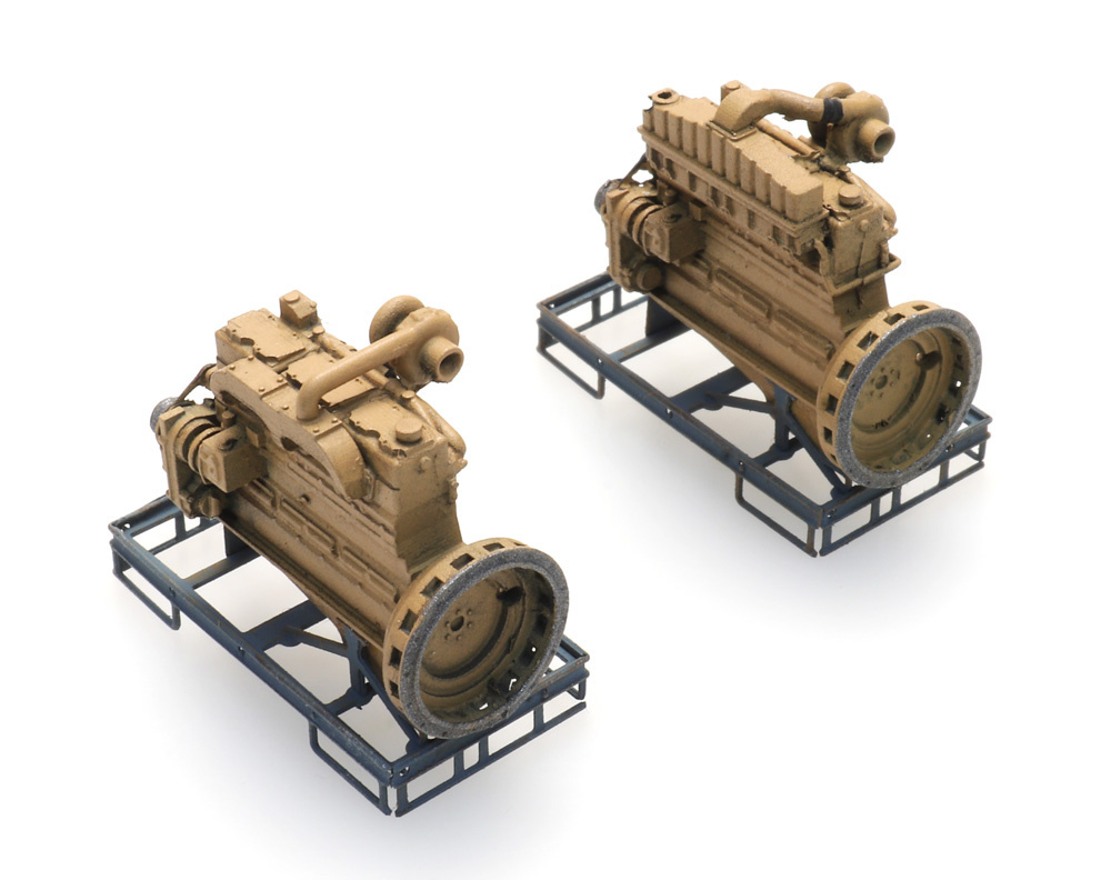 Artitec 387.510 HO規 Industrial diesel engine on transport pallet 運輸托盤上的工業柴油發動機