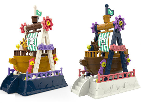 現貨區 STEM 拼插組裝海盜船 JH026168