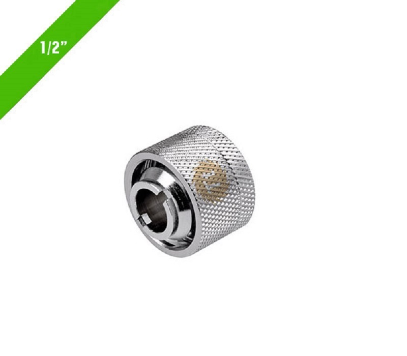 米特3C數位–曜越Pacific內徑1/2吋外徑3/4吋管接頭/銀CL-W030-CA00SL-A/黑CL-W030-CA00BL-A