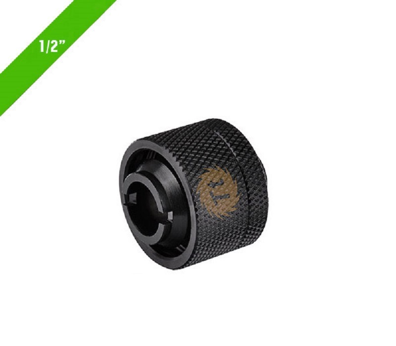 米特3C數位–曜越Pacific內徑1/2吋外徑3/4吋管接頭/銀CL-W030-CA00SL-A/黑CL-W030-CA00BL-A