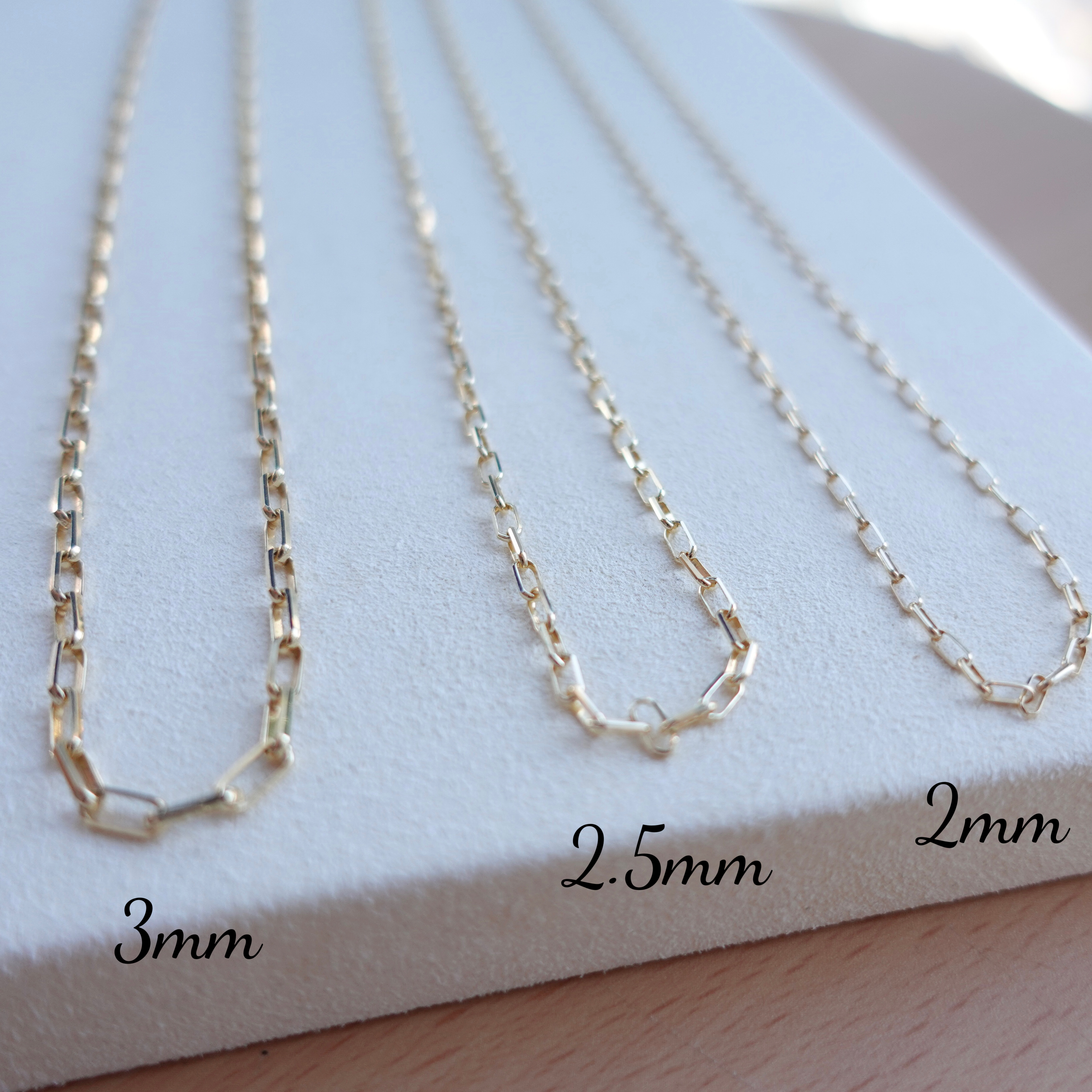 18K黃金日本製鏈條項鍊