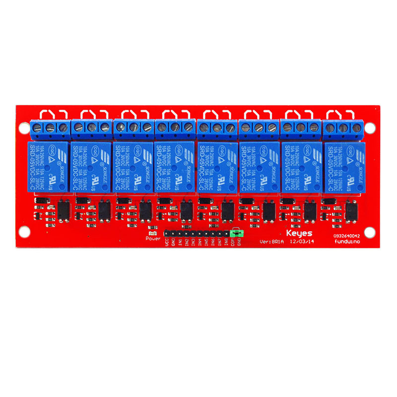 8路12V繼電器模組(高電平觸發)