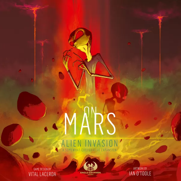 On Mars: Alien Invasion (with Wooden Alien Token)