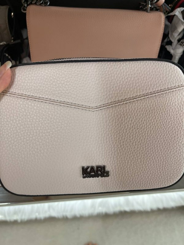 [S] KARL LAGERFELD K/STONE CAMERA BAG,BLUSH, 8720092538664 (KL862)