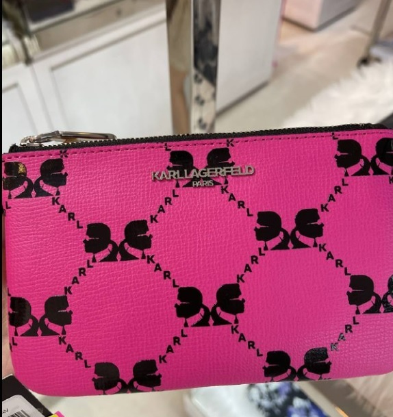 [S] KARL LAGERFELD KARL HEAD LOGO WRISTLET, PINK, LH0L47AV-9BL (SKL110)