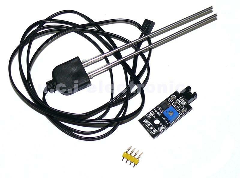 【UCI電子】(11-1) 土壤濕度模組/泥土濕度檢測 土壤水分檢測/耐腐蝕探頭