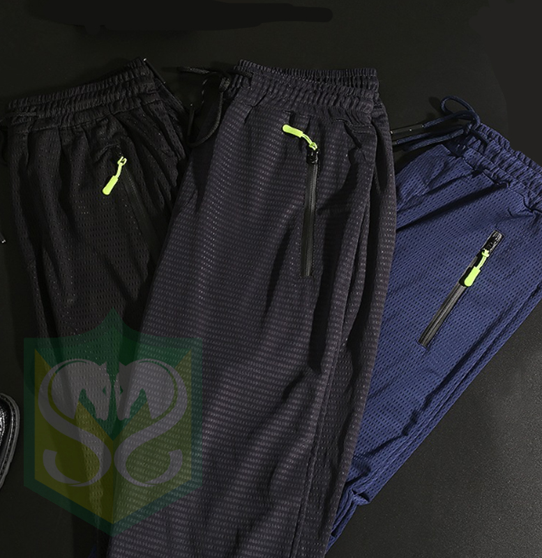 Summer Ice Silk Casual Trousers