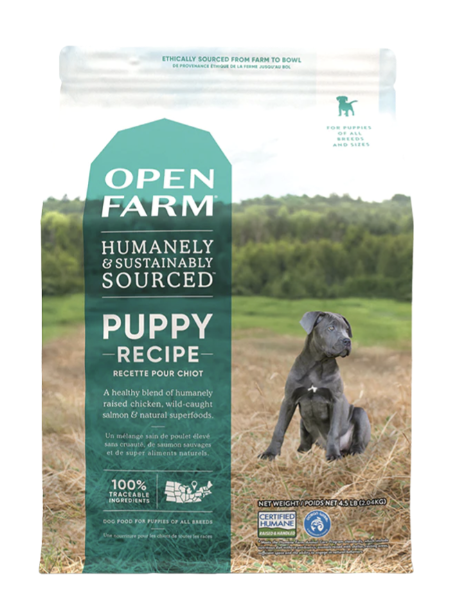 OPEN FARM  幼犬雞肉和野生三文魚狗乾糧  [4.5LB/24LB]