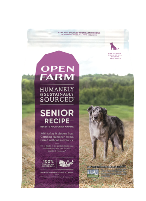 OPEN FARM  老年犬火雞肉和雞肉狗乾糧 [4.5LB/24LB]