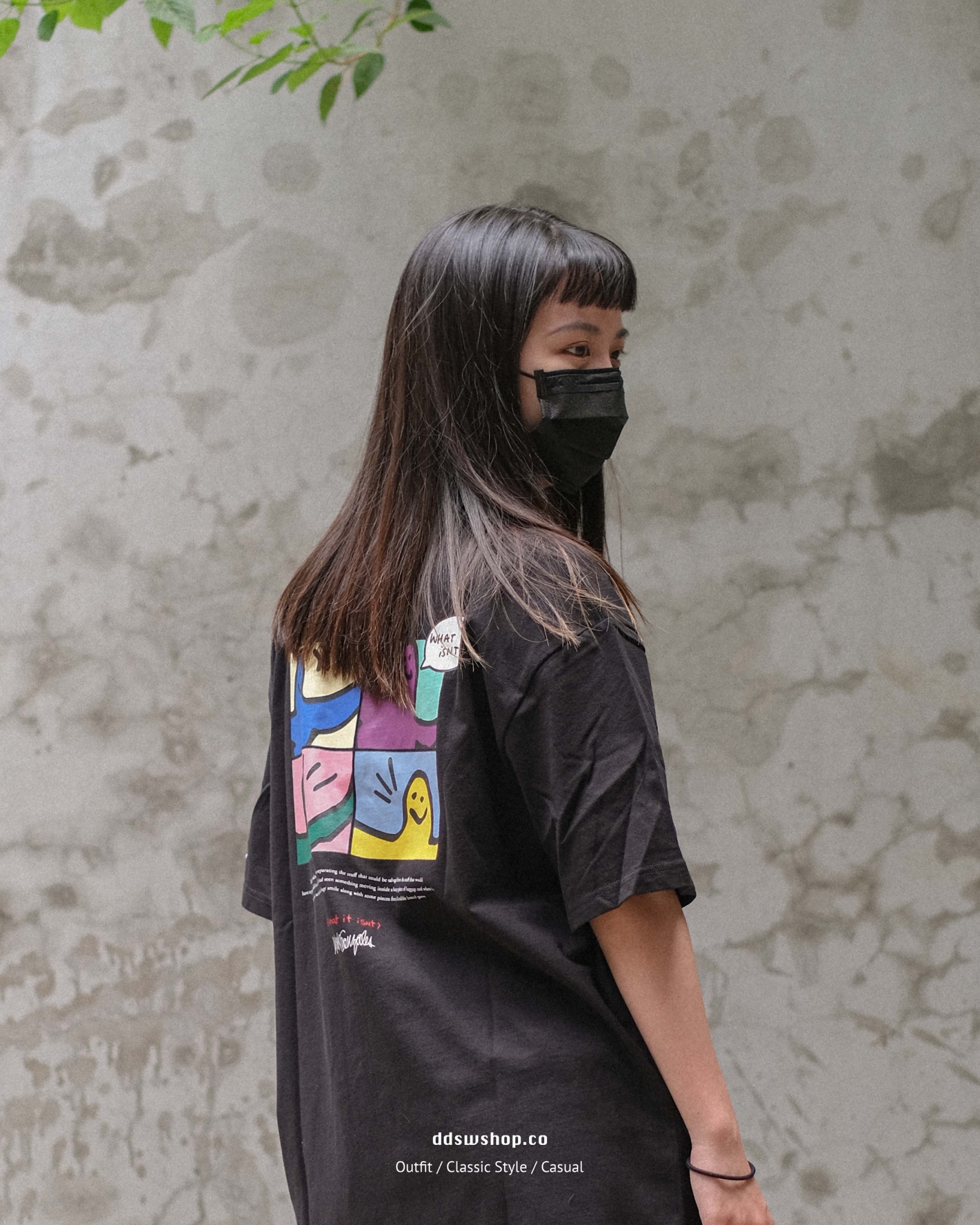 Mark Gonzales 短袖 國外限定款 刺繡Logo 四格塗鴉背圖 黑色 米白色 奶茶色 霧藍色