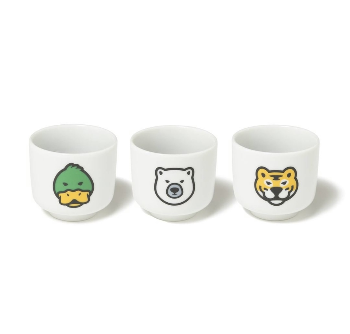 現貨┃日本製HUMAN MADE Sake Cup Set 3P 動物款清酒杯