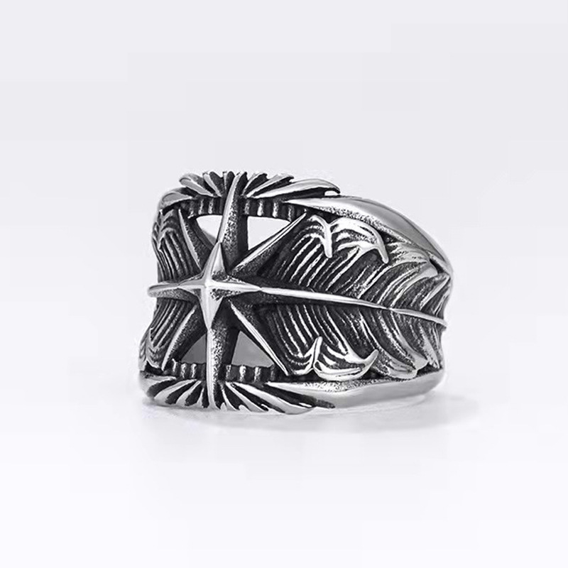 【ACCY031】八芒星開口設計戒指