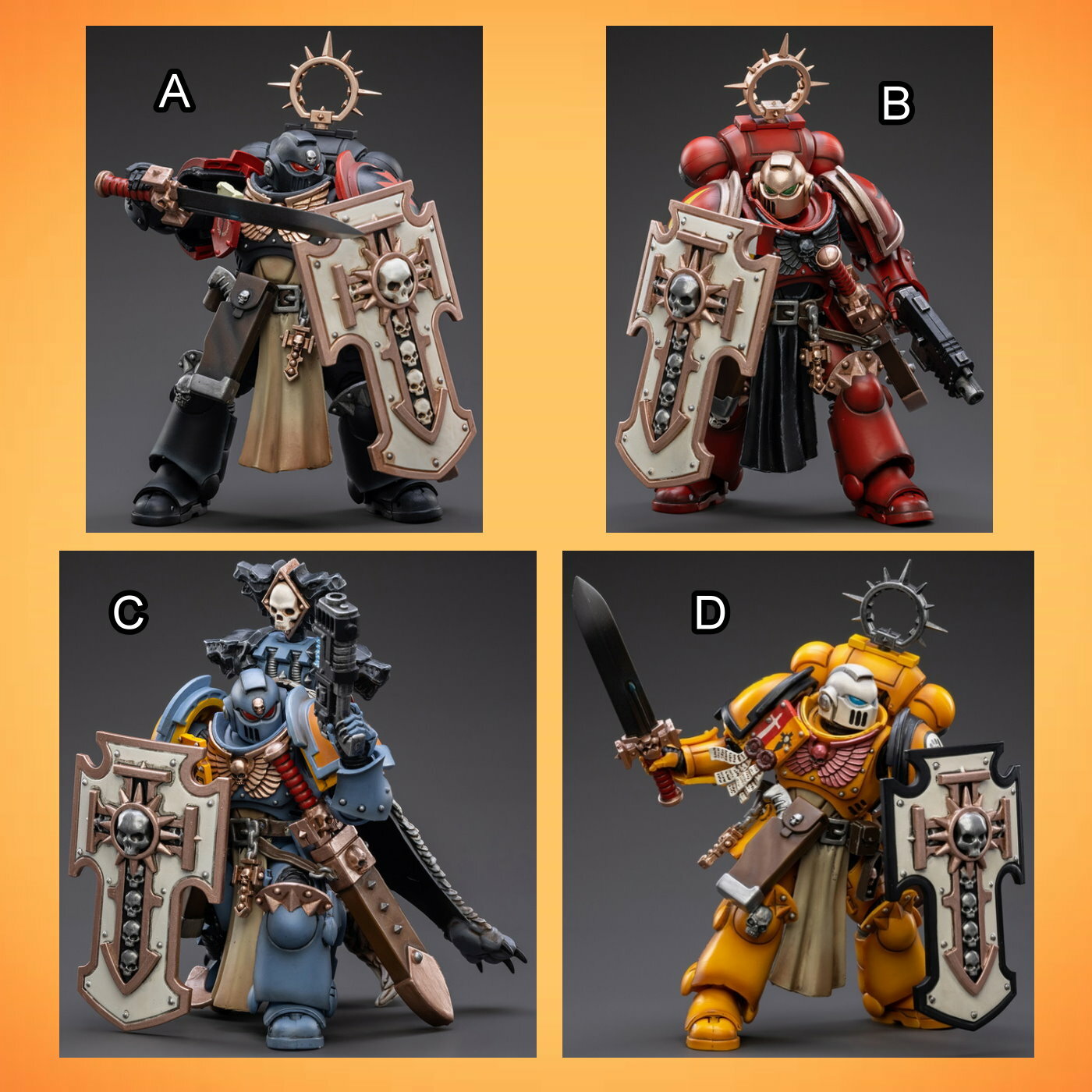 JOYTOY : 1/18 《戰鎚40000》劍衛老兵 (自選)