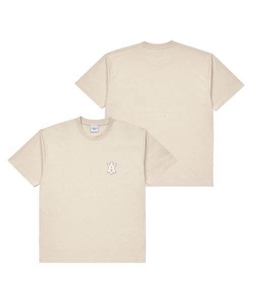 ACME DE LA VIE A LOGO EMBLEM PATCH 短袖 米 ADLV-22SS-SSALEP-BEG
