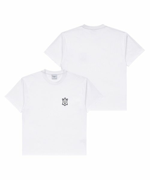 ACME DE LA VIE A LOGO EMBLEM PATCH 短袖 白 ADLV-22SS-SSALEP-WHT