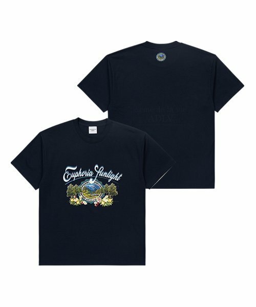 ACME DE LA VIE GREENERY ARTWORK 基本款 短袖 深藍 ADLV-22SS-SSAGRA-NVY