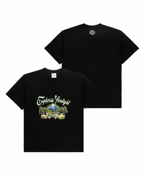 ACME DE LA VIE GREENERY ARTWORK 基本款 短袖 黑 ADLV-22SS-SSAGRA-BLK
