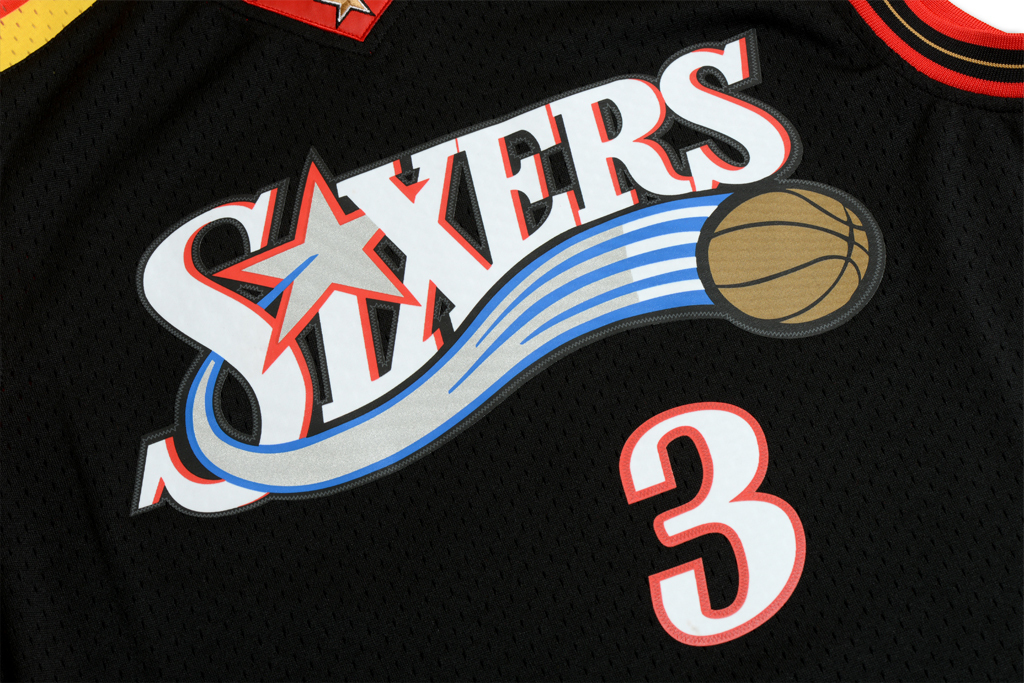 Mitchell & Ness 費城76人隊 Allen Iverson 歐洲巡迴賽 復刻 Swingman 球衣