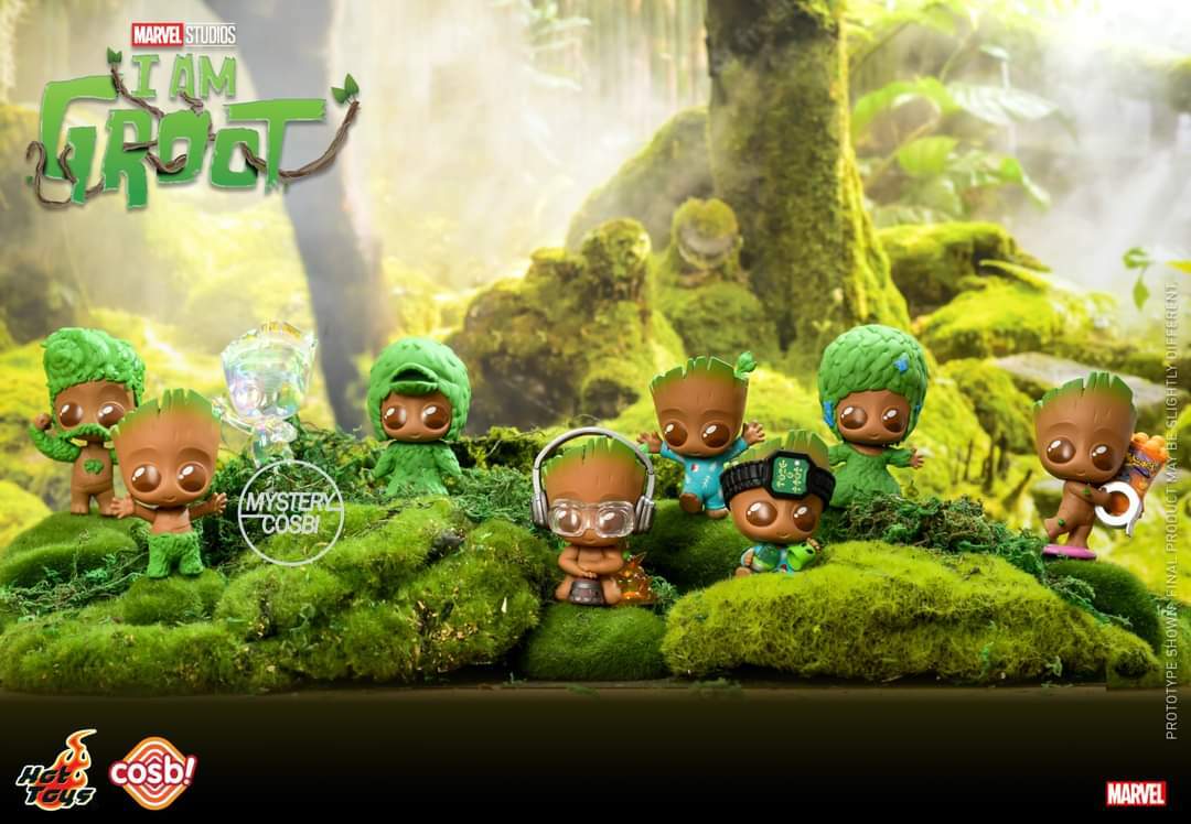 COSBI I AM GROOT ボブルヘッドコレクション 未開封 8体セット Hot Toys Marvel Studios' I Am Groot - Cosbi Bobble-Head