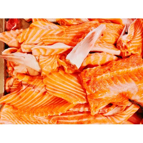 挪威鮭魚骨肉