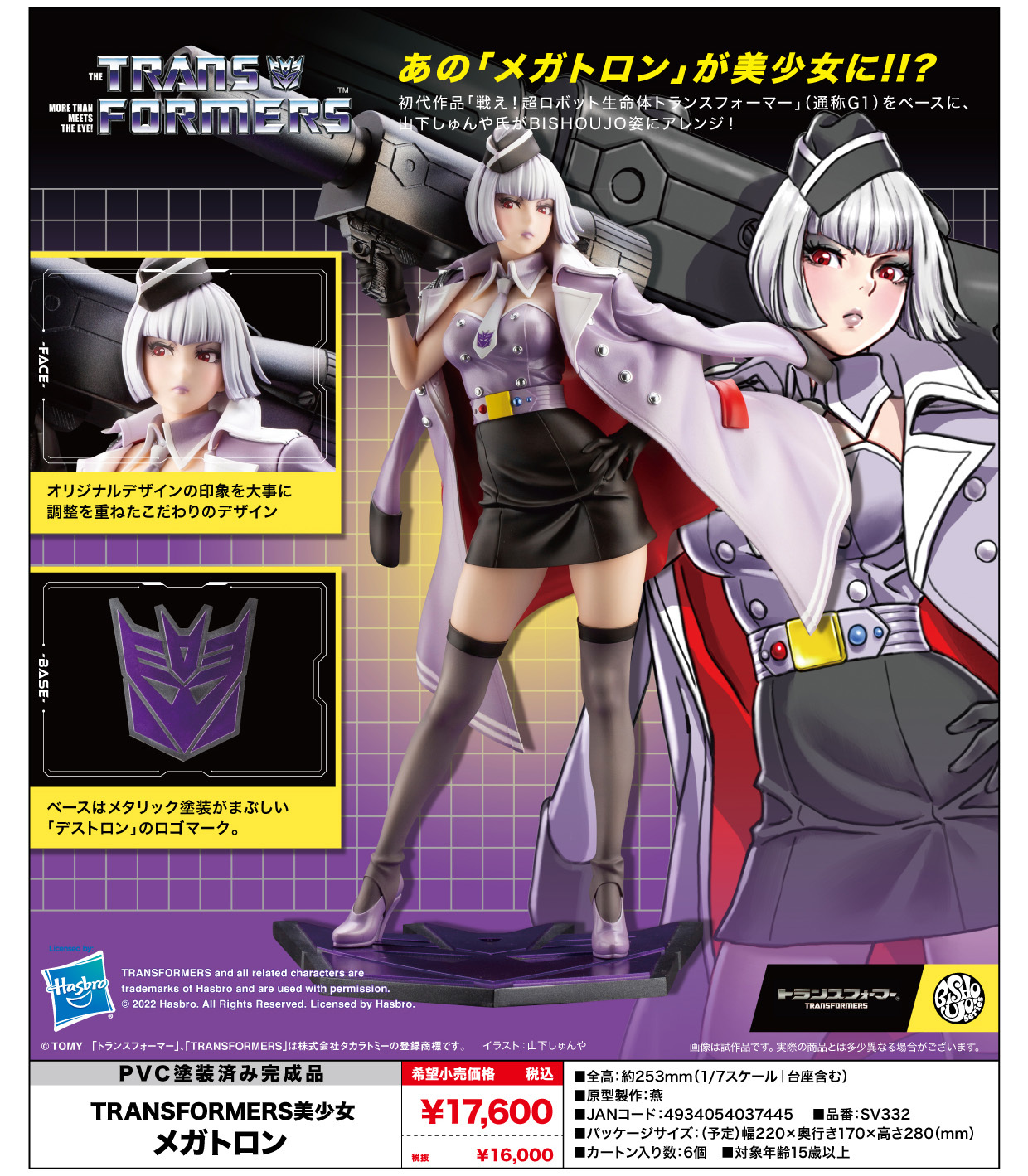 「ACG.GO」「預購」日版 壽屋BISHOUJO 密卡登 TRANSFORMERS美少女 1/7 pvc figure
