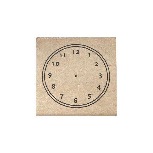 時鐘 手帳專用系列 木頭印章｜日本KODOMO NO KAO