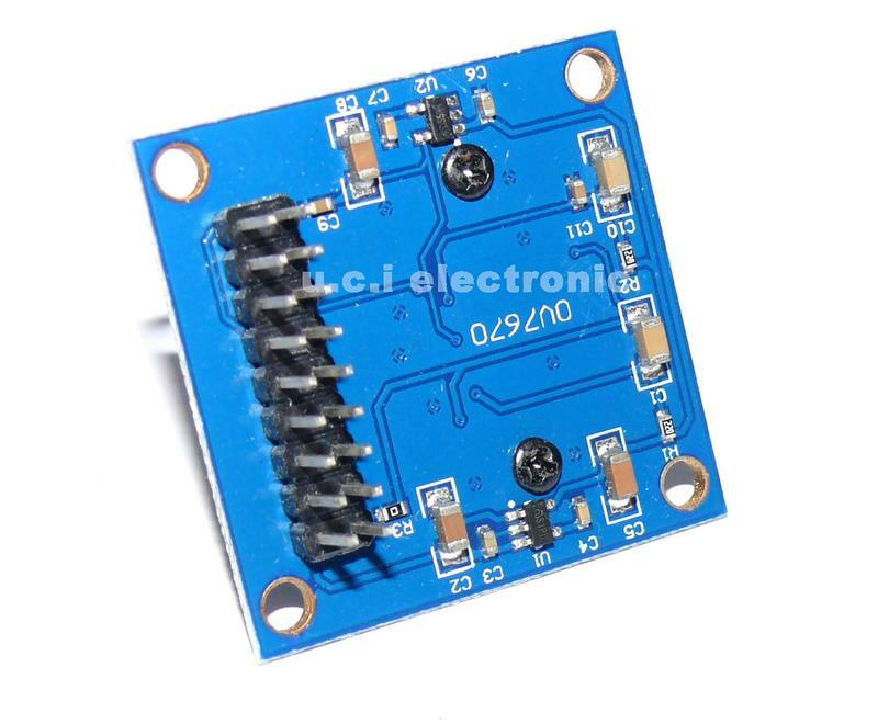 【UCI電子】(10-3) ov7670 攝像頭 模組 模組 單片機 採集模組 拍照 鏡頭