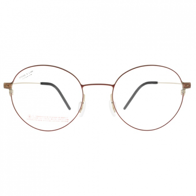 【VYCOZ】VL906 RED 復古休閒圓框光學眼鏡-ECO WIRE系列