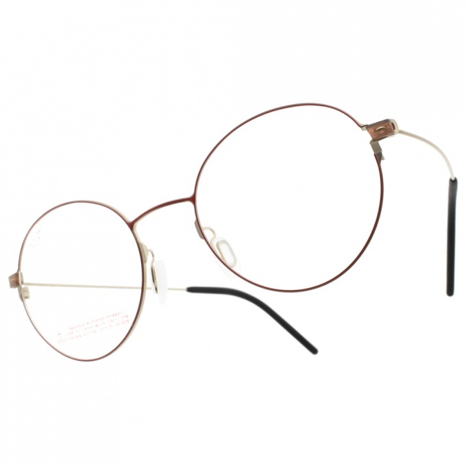 【VYCOZ】VL906 RED 復古休閒圓框光學眼鏡-ECO WIRE系列