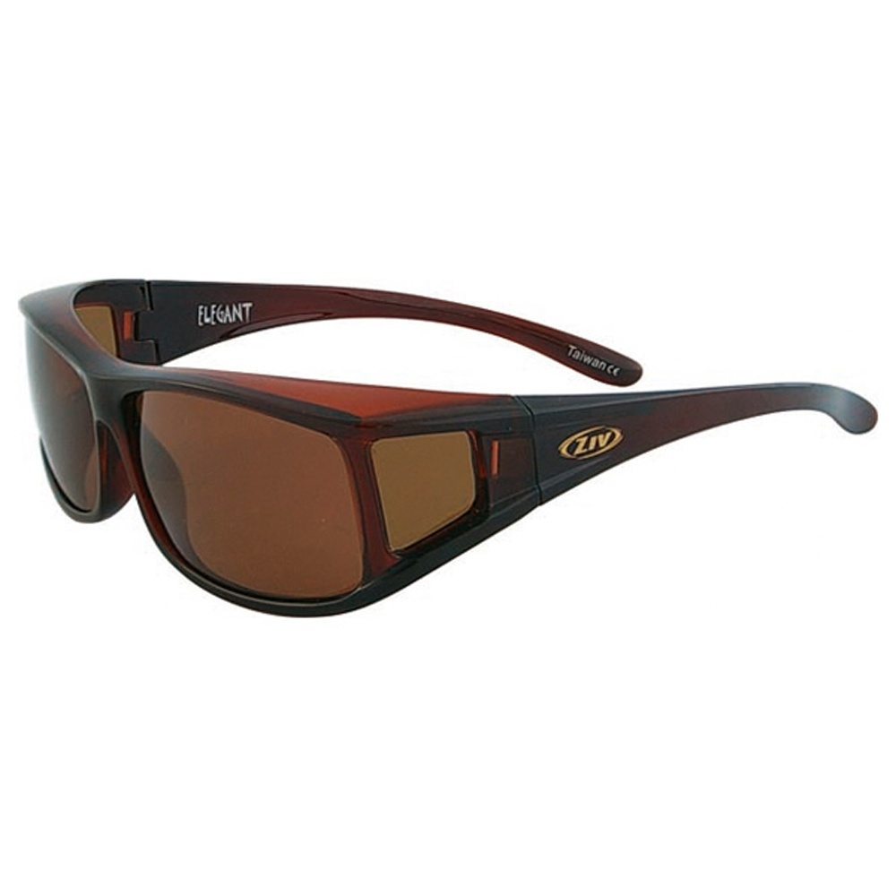 【ZIV】S100 013 #24 外掛太陽眼鏡 (褐色/偏光茶片)