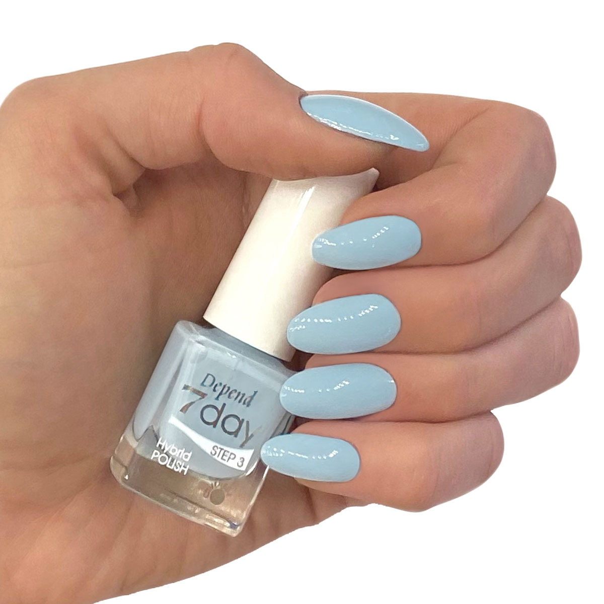 7day 仿GEL甲快乾甲油 7258 Madonna Moment 棉花糖粉藍色 (不透明)